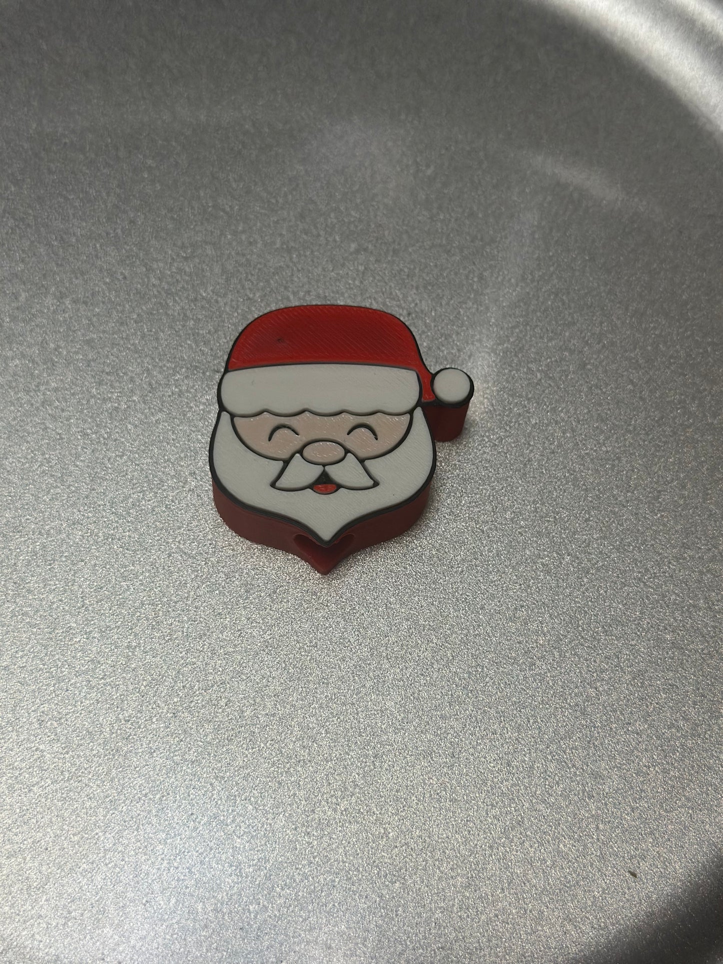 Santa Straw Topper