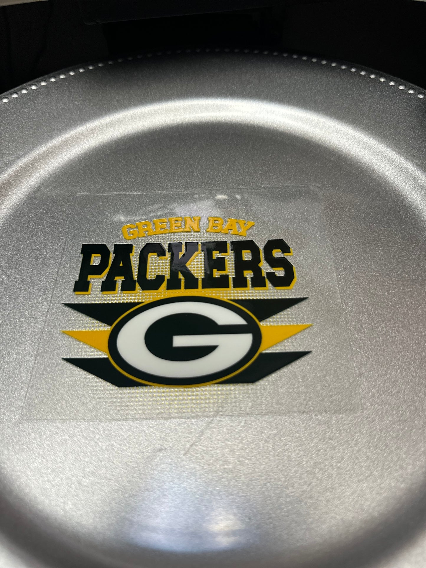 Green Bay football 4in decal
