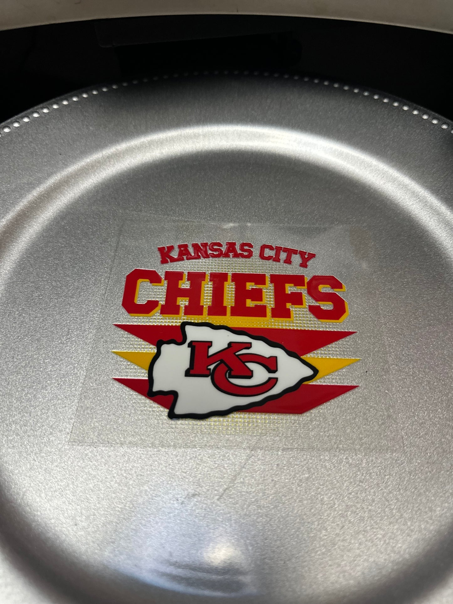 KC Football 4in Decal