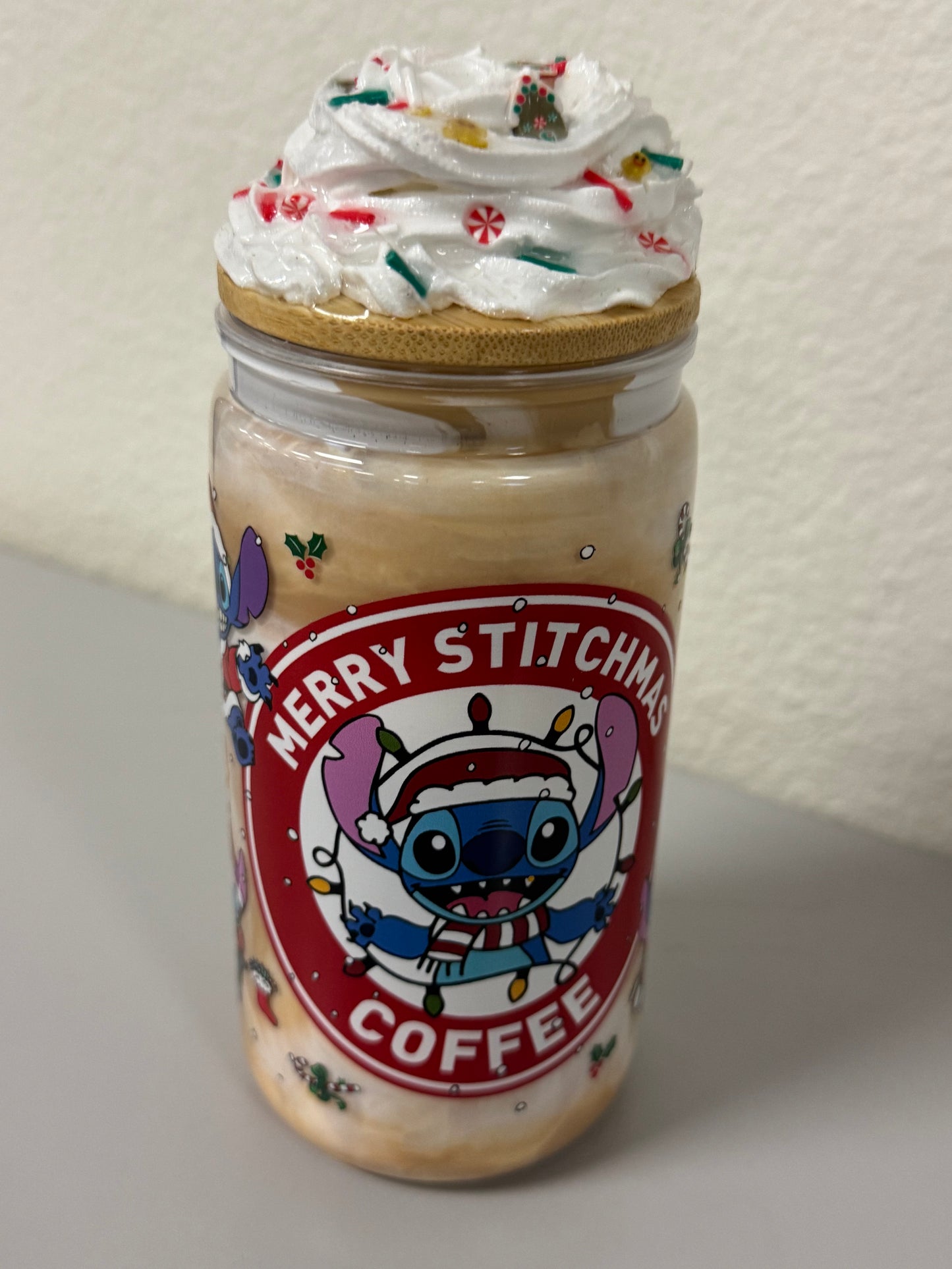 Stitchmess Coffee Swirl with Whipped Topper