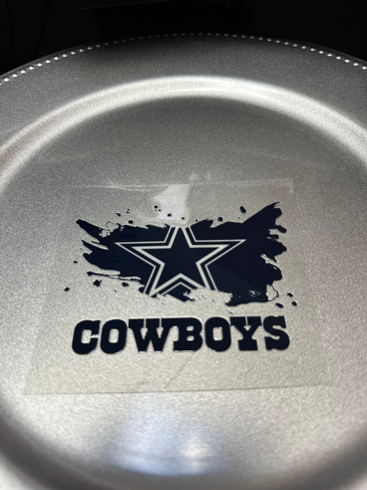 Cowboys 4in decal