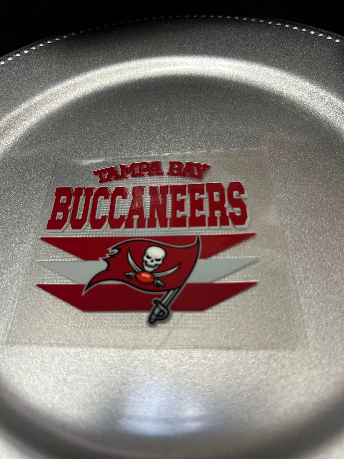 Buccaneers football 4in decal