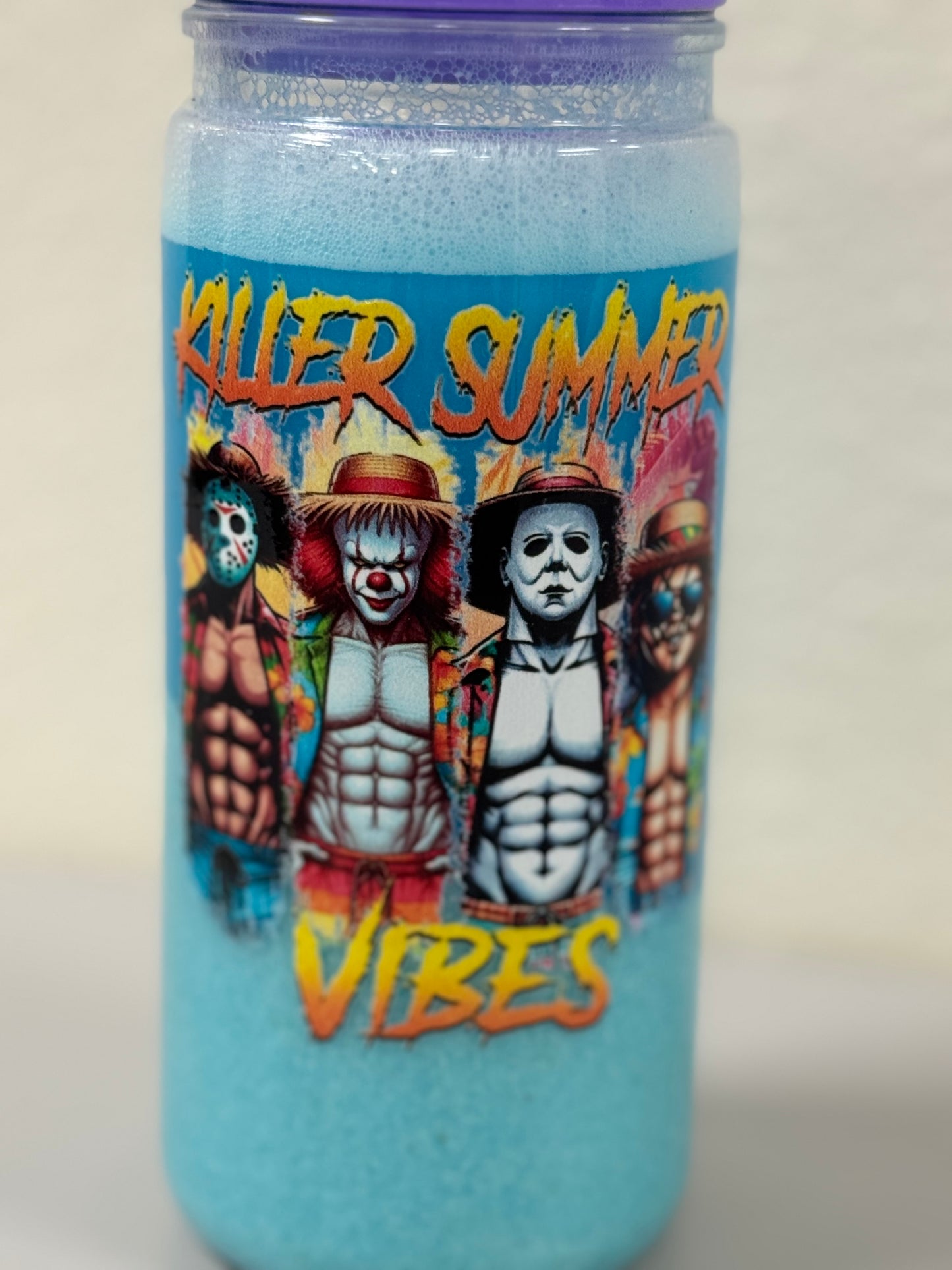 Beach Themed Spooky Guys 20oz snow globe