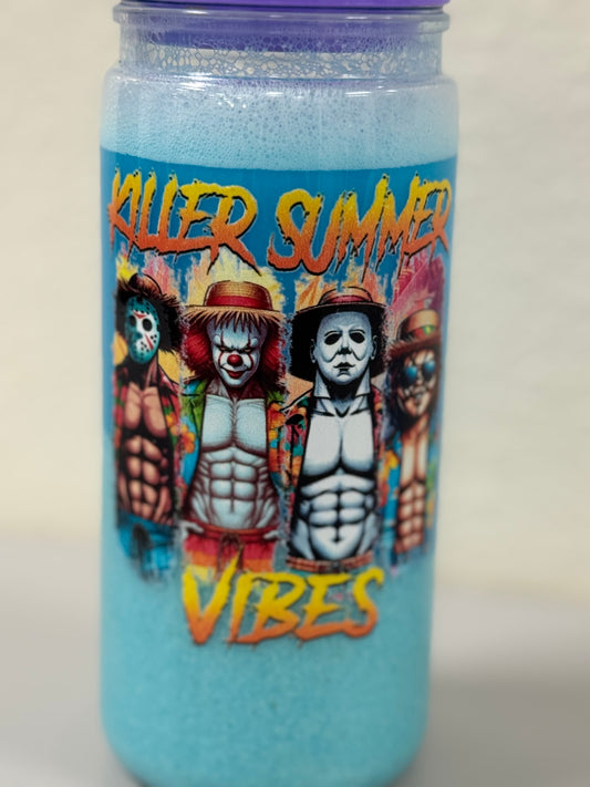 Beach Themed Spooky Guys 20oz snow globe