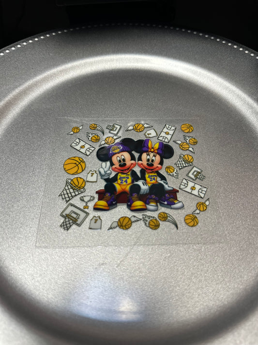 LA Basketball 4in Decal