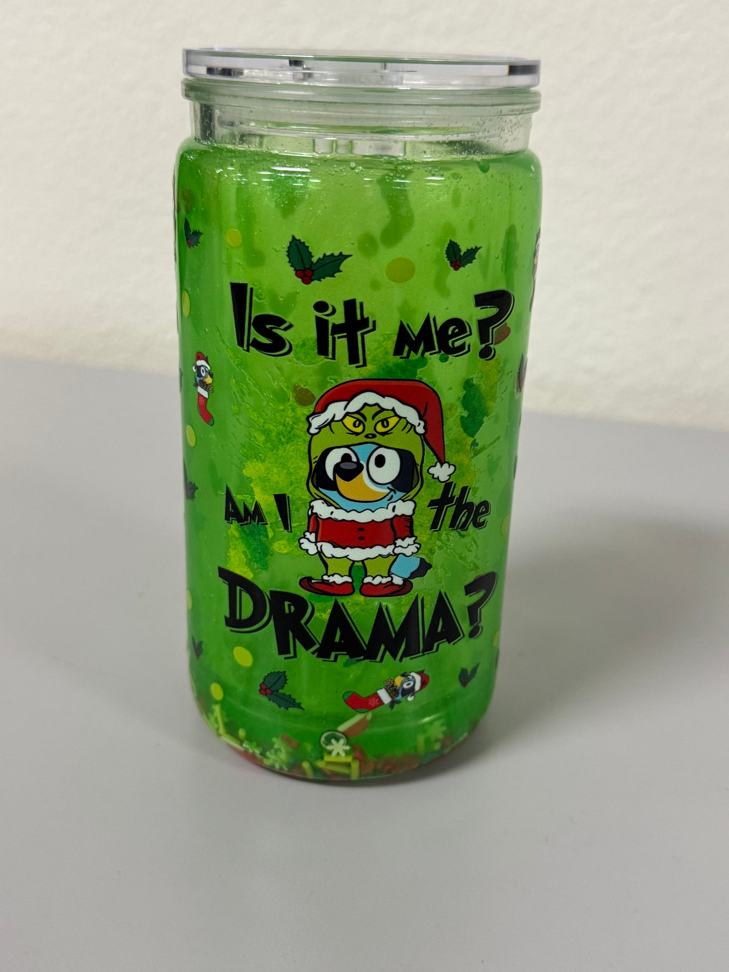 Blue Grinchmas Cup