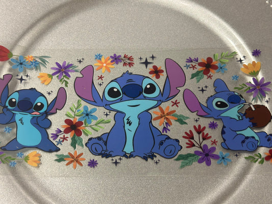 #2053 Blue guy flowers