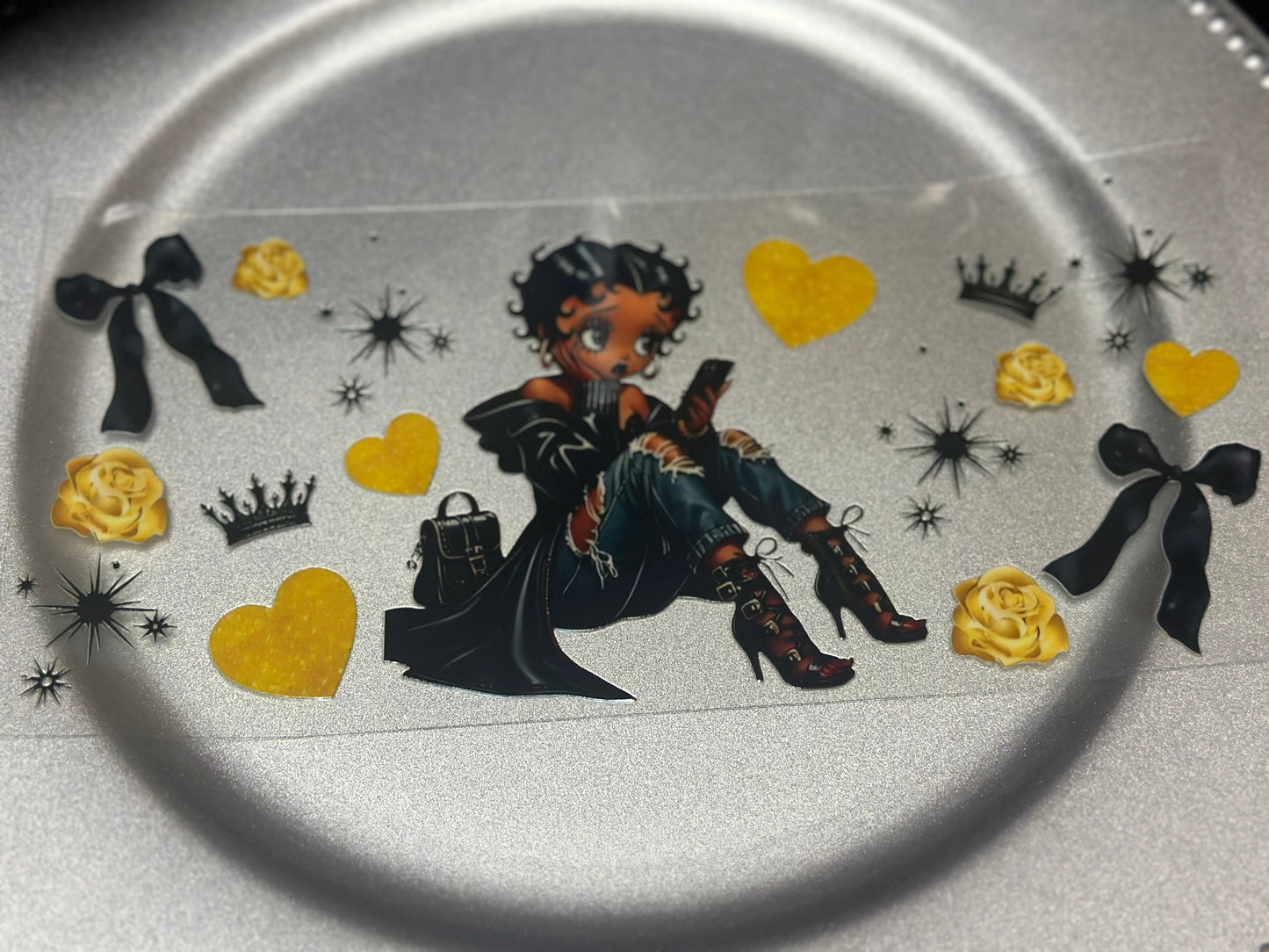 #2064 Betty Black gold